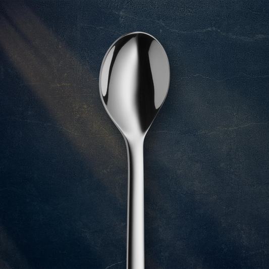 Kaffeelöffel Set 6-teilig, 13,5 cm, Teelöffel Cromargan Edelstahl poliert